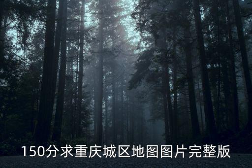 150分求重慶城區地圖圖片完整版