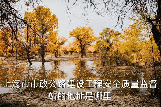 上海市市政公路建設工程安全質量監督站的地址是哪里