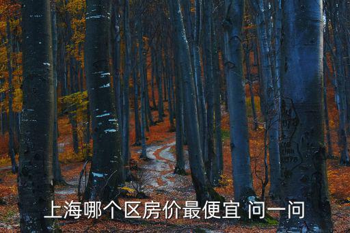 上海哪個區房價下跌，南匯房價怎么跌的這么厲害