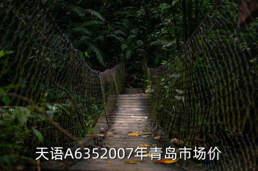 天語A6352007年青島市場價