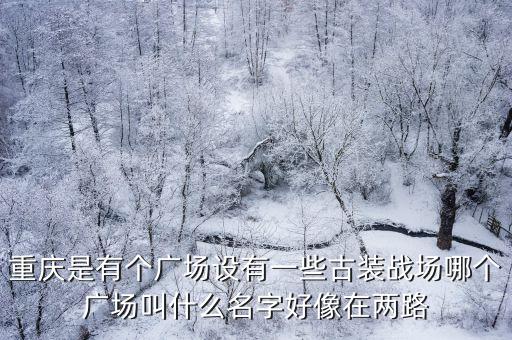 重慶市古代戰(zhàn)場(chǎng)，重慶是有個(gè)廣場(chǎng)設(shè)有一些古裝戰(zhàn)場(chǎng)哪個(gè)廣場(chǎng)叫什么名字好像在兩路