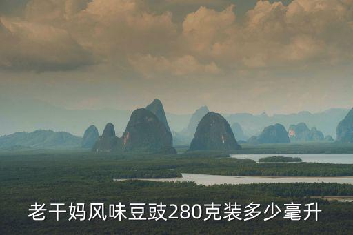 老干媽風(fēng)味豆豉280克裝多少毫升