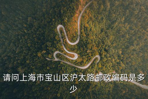請問上海市寶山區滬太路郵政編碼是多少