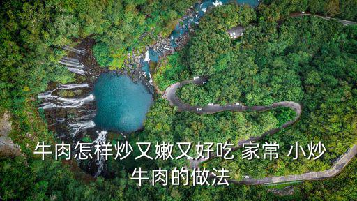 家常小炒牛肉,小炒牛肉of家常配方:牛肉切成小塊放入鍋中