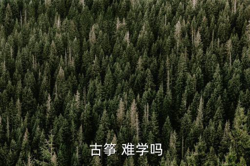  古箏 難學嗎