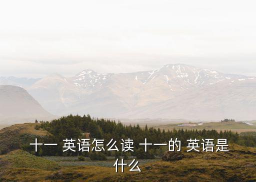  十一 英語怎么讀 十一的 英語是什么