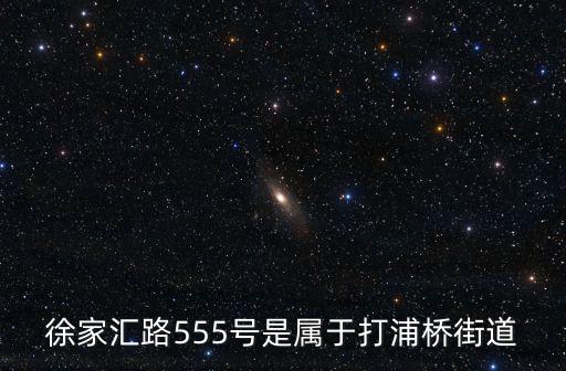 徐家匯路555號是屬于打浦橋街道