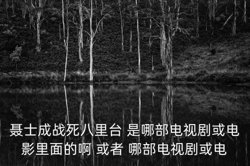聶士成戰死八里臺 是哪部電視劇或電影里面的啊 或者 哪部電視劇或電