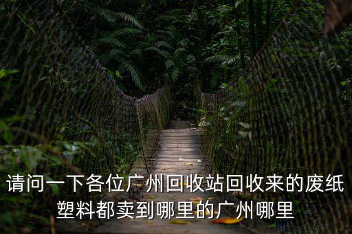 請問一下各位廣州回收站回收來的廢紙塑料都賣到哪里的廣州哪里
