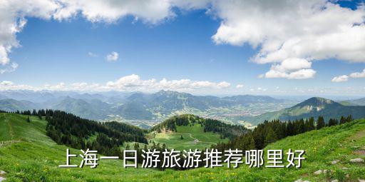 上海一日游旅游推薦哪里好