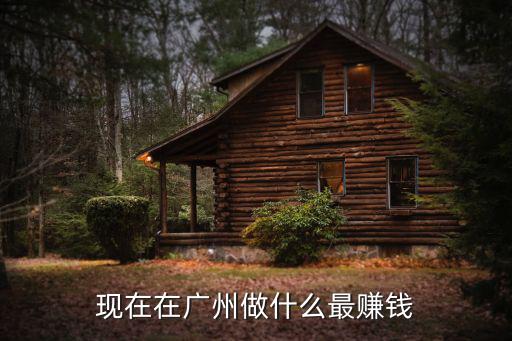 現(xiàn)在在廣州做什么最賺錢