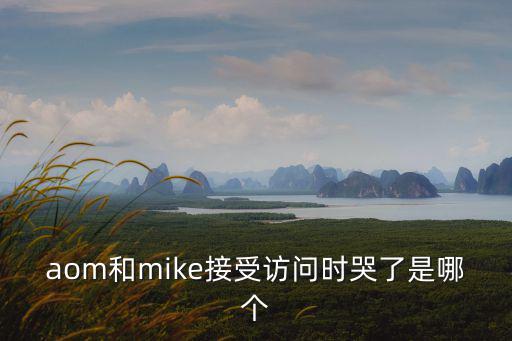 aom和mike接受訪問時哭了是哪個