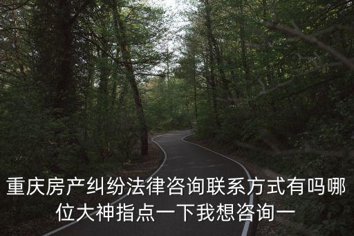 重慶市康順建筑有限公司糾紛，重慶房產糾紛法律咨詢聯系方式有嗎哪位大神指點一下我想咨詢一