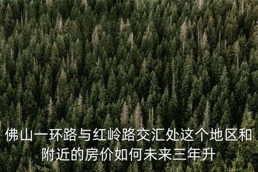 佛山一環(huán)路與紅嶺路交匯處這個地區(qū)和附近的房價如何未來三年升