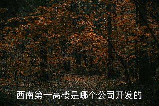 西南第一高樓是哪個(gè)公司開發(fā)的