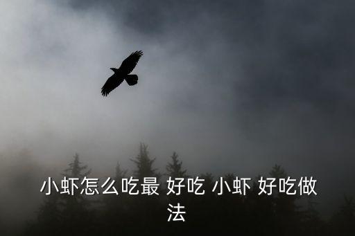 小蝦怎么做好吃,這些小蝦的做法!