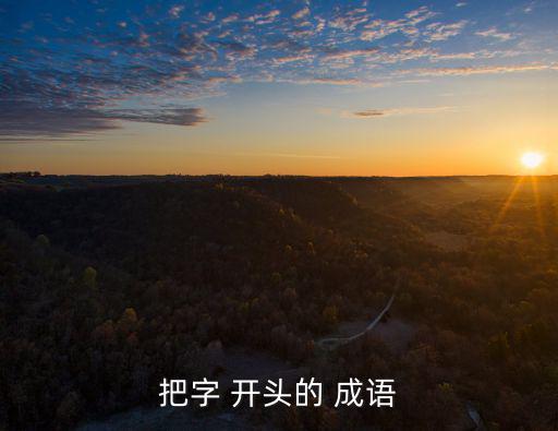 把字 開(kāi)頭的 成語(yǔ)