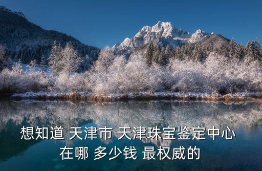 天津市珠寶檢測中心招聘，想知道 天津市 天津珠寶鑒定中心 在哪 多少錢 最權(quán)威的