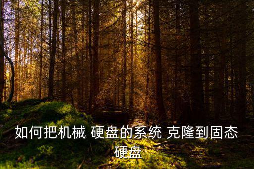 克隆硬盤,操作系統(tǒng)克隆of硬盤的方法
