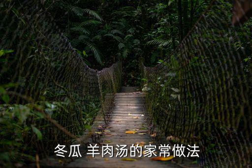 羊肉冬瓜湯的做法,羊肉冬瓜湯_做法2先買兩斤羊肉帶皮的