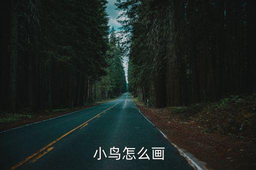  小鳥怎么畫