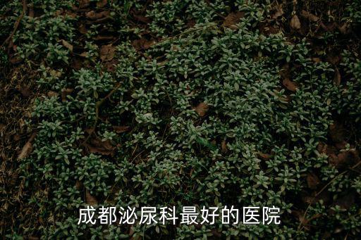 成都泌尿科最好的醫院
