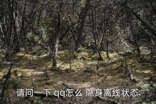 qq隱身,第二種方法登錄后設置隱身