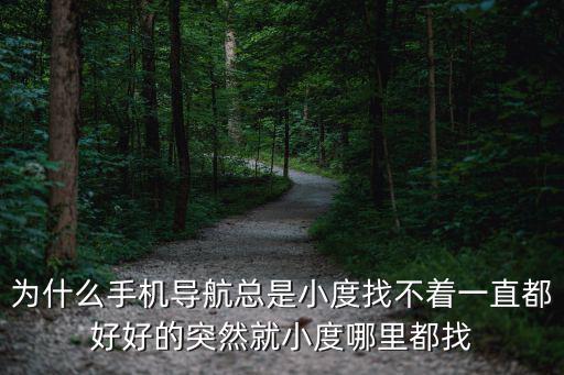 為什么手機導航總是小度找不著一直都好好的突然就小度哪里都找