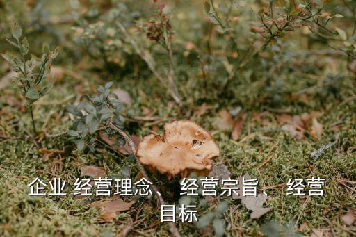 經營思想,經營policy:正確確定企業經營方針