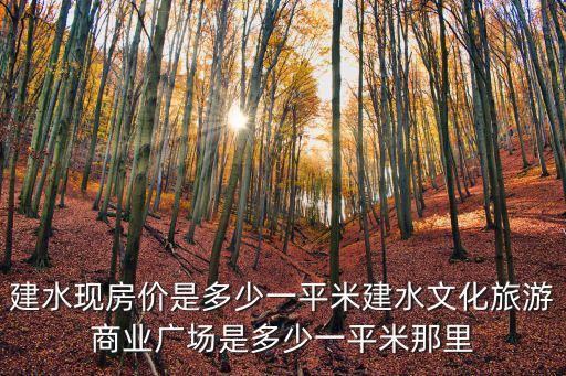 建水現房價是多少一平米建水文化旅游商業廣場是多少一平米那里