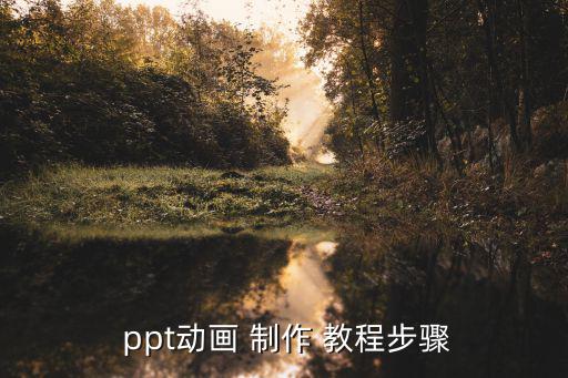 ppt制作教程步驟,第二集:電腦動(dòng)畫制作流程