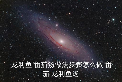  龍利魚 番茄湯做法步驟怎么做 番茄 龍利魚湯