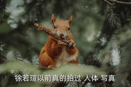 徐若瑄以前真的拍過 人體 寫真