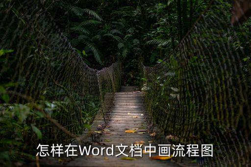怎樣在Word文檔中畫流程圖