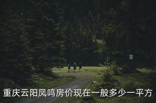 重慶云陽鳳鳴房價現在一般多少一平方
