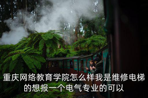 重慶網絡教育學院怎么樣我是維修電梯的想報一個電氣專業的可以