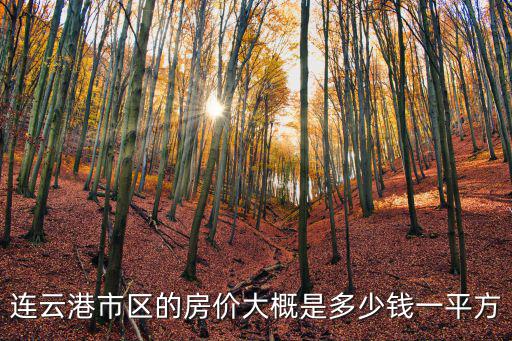 連云港市區(qū)的房價(jià)大概是多少錢一平方