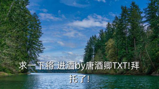 求一下將 進酒by唐酒卿TXT!拜托了!