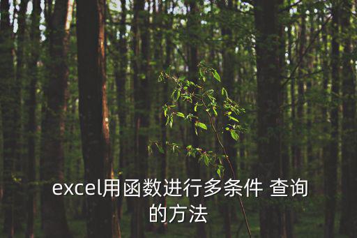 excel查詢,excel多條件方法查詢帶函數