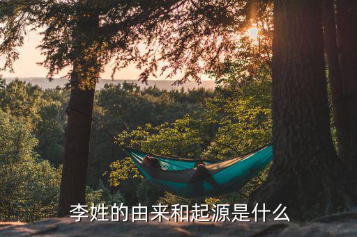 李姓的來源和歷史,以楷書為圖騰李氏子孫改姓李