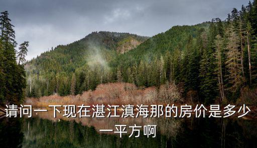 湛江126平的房價如何，請問一下現(xiàn)在湛江滇海那的房價是多少一平方啊