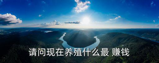 請問現在養殖什么最 賺錢