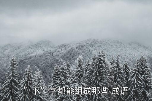 帶下的成語,下車意思表明尊嚴對下屬處理嚴厲