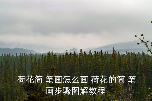  荷花簡 筆畫怎么畫 荷花的簡 筆畫步驟圖解教程