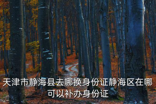 天津市靜海縣去哪換身份證靜海區(qū)在哪可以補(bǔ)辦身份證