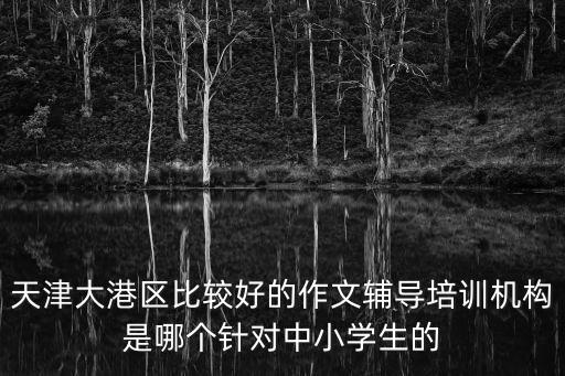 天津大港區比較好的作文輔導培訓機構是哪個針對中小學生的