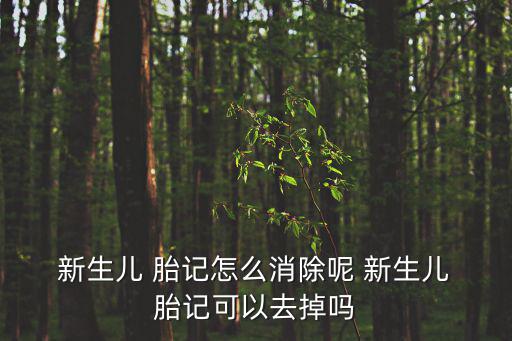  新生兒 胎記怎么消除呢 新生兒 胎記可以去掉嗎