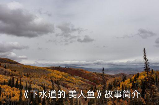 《下水道的 美人魚》故事簡介