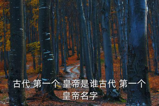 第一個皇帝是誰,一文看懂:秦始皇是否是中國歷史上首個皇帝