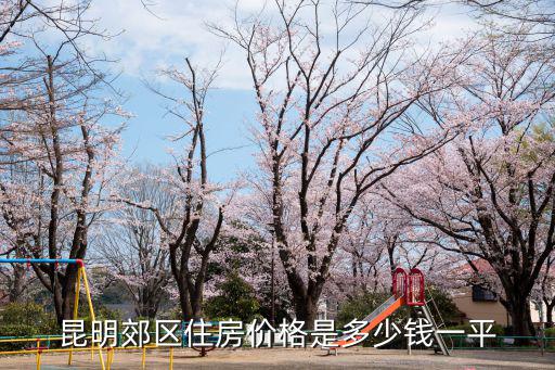 昆明郊區住房價格是多少錢一平